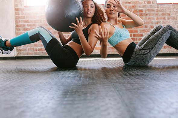 Personal training at fitness and health retreat bali