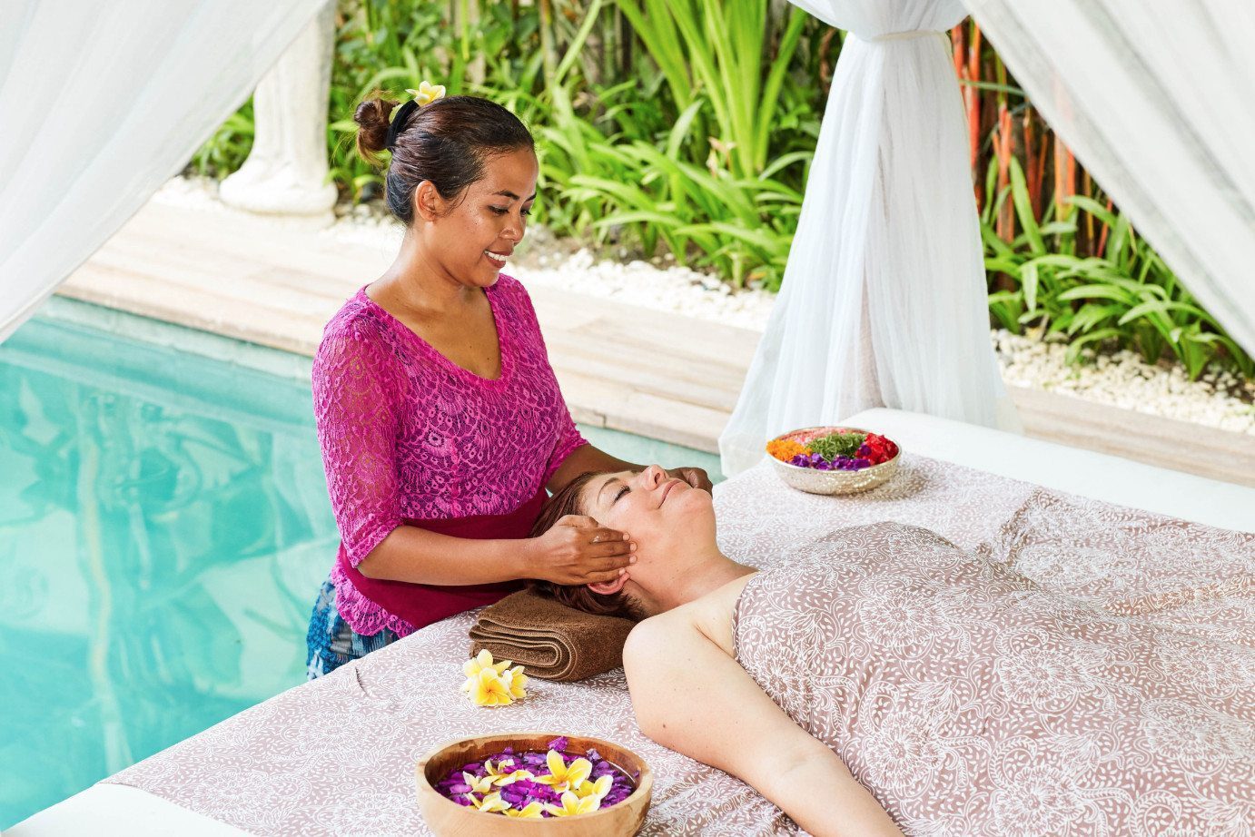 Luxury Facial at Bali retreat