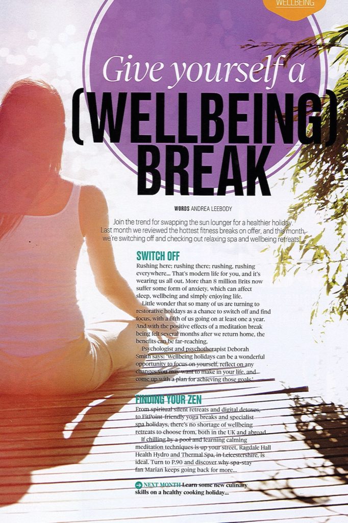 Weight Watchers Magazine: Give Yourself a (Wellbeing) Break – Bliss Sanctuary For Women