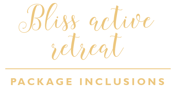Bliss Active Package Inclusions