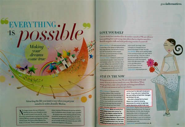 Good Health Magazine: Everything is Possible – Success Story - More than a Bali Women's Retreat