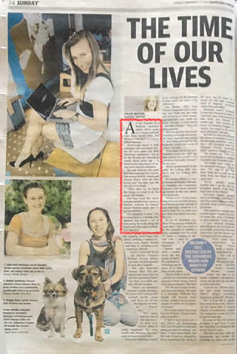 Sunday Mail: The Time of our Lives at Bliss Bali Sanctuary Nov 2013