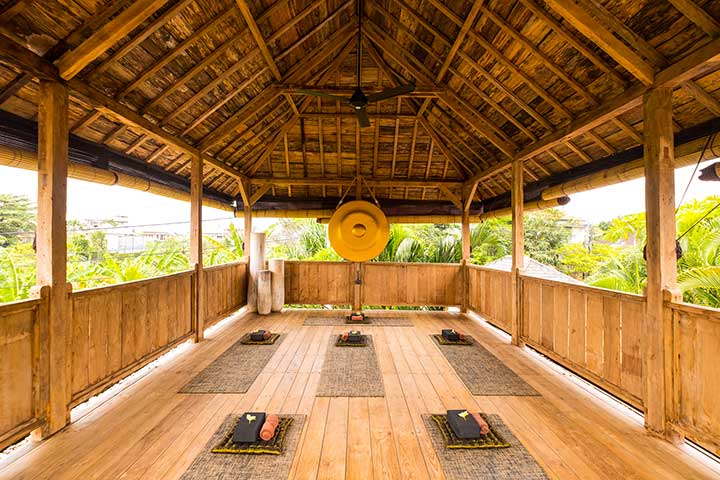 Yoga Shala at Bliss Sanctuary for Women, Canggu, Bali