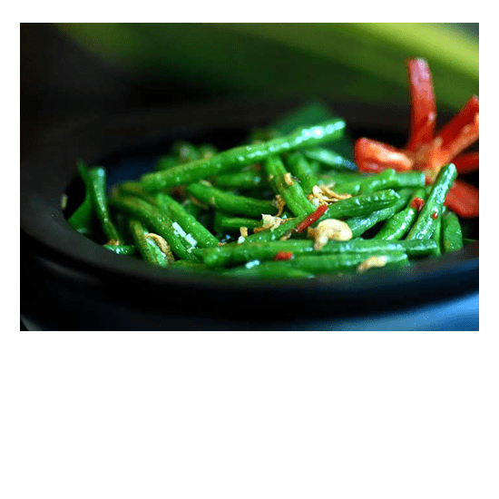 Green Beans with Chilli and Garlic Green Beans with Chilli and Garlic