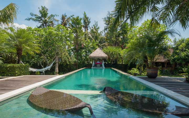Poolside at Bliss Bali retreat, Canggu
