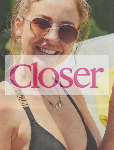 Closer Magazine Lydia Bright at Bliss Bali retreat