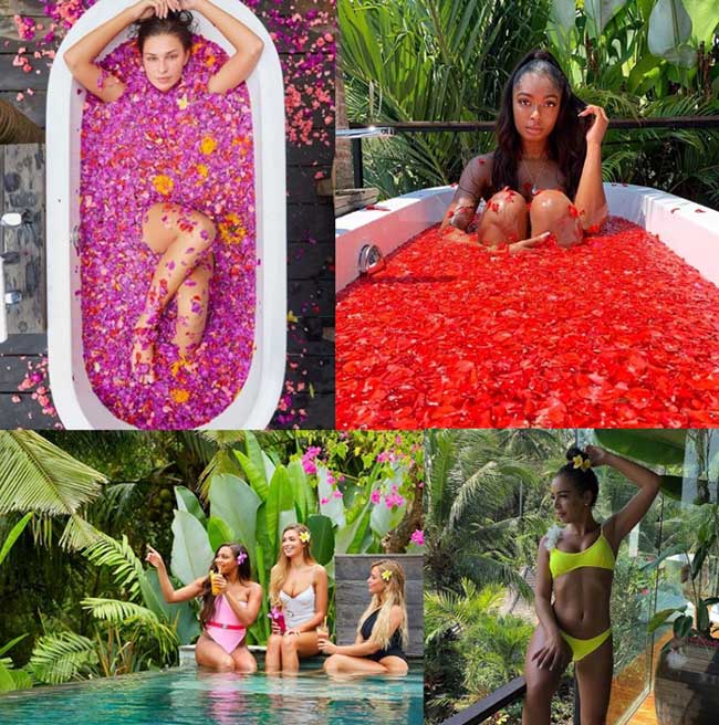 Love Island Stars at Bliss Bali retreat