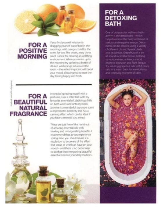 Yoga Magazine: Bliss founder Zoe Watson - Healing essential oils for springtime